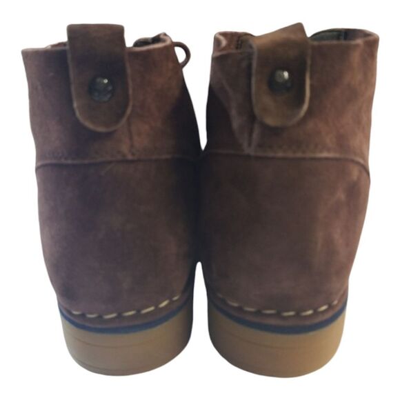 Hush Puppies Booties Brown Suede Size 11 Wide - Picture 3 of 9